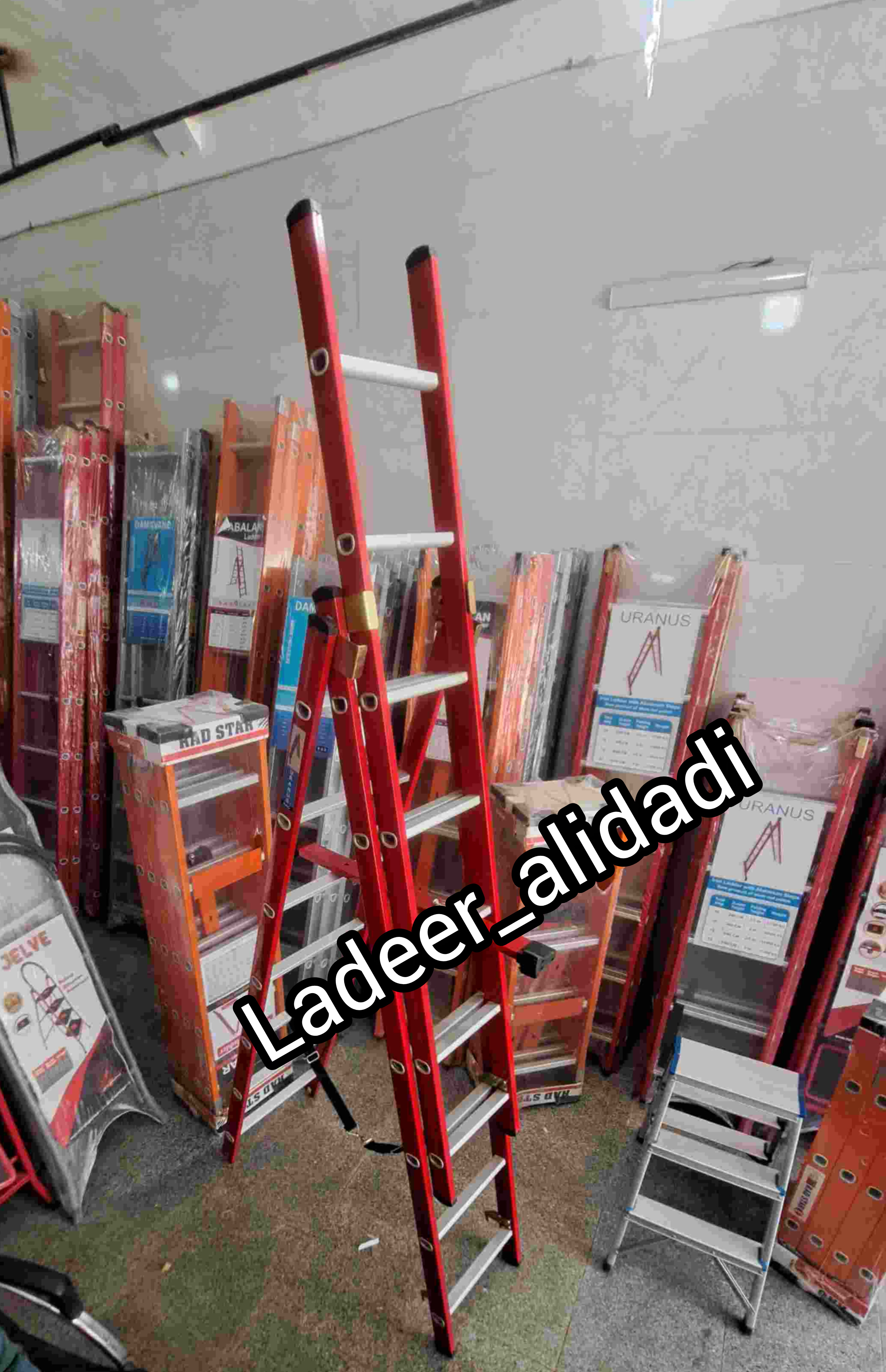 نردبان ۶متری ۳تکه ۲۲پله مخابراتی اورانوس(الومینیوم+اهن)ارسال از تهران ب سراسر ایران