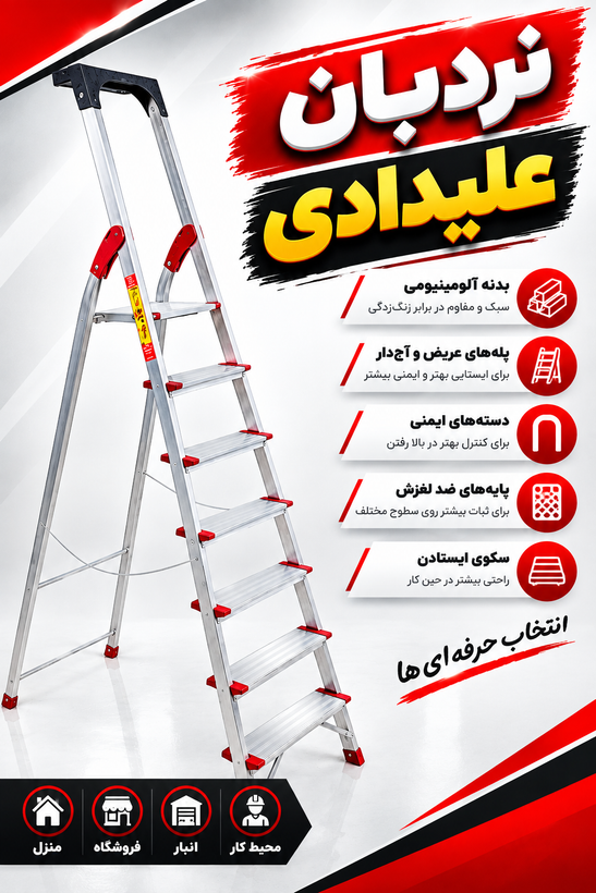 نردبان ۷پله مروارید
